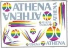 ATHENA STICKER SHEET 14 PIECE, ACCESSORIES