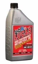SAE 10W-40 Synthetic Motorcycle Oil w/Moly/ /Quart